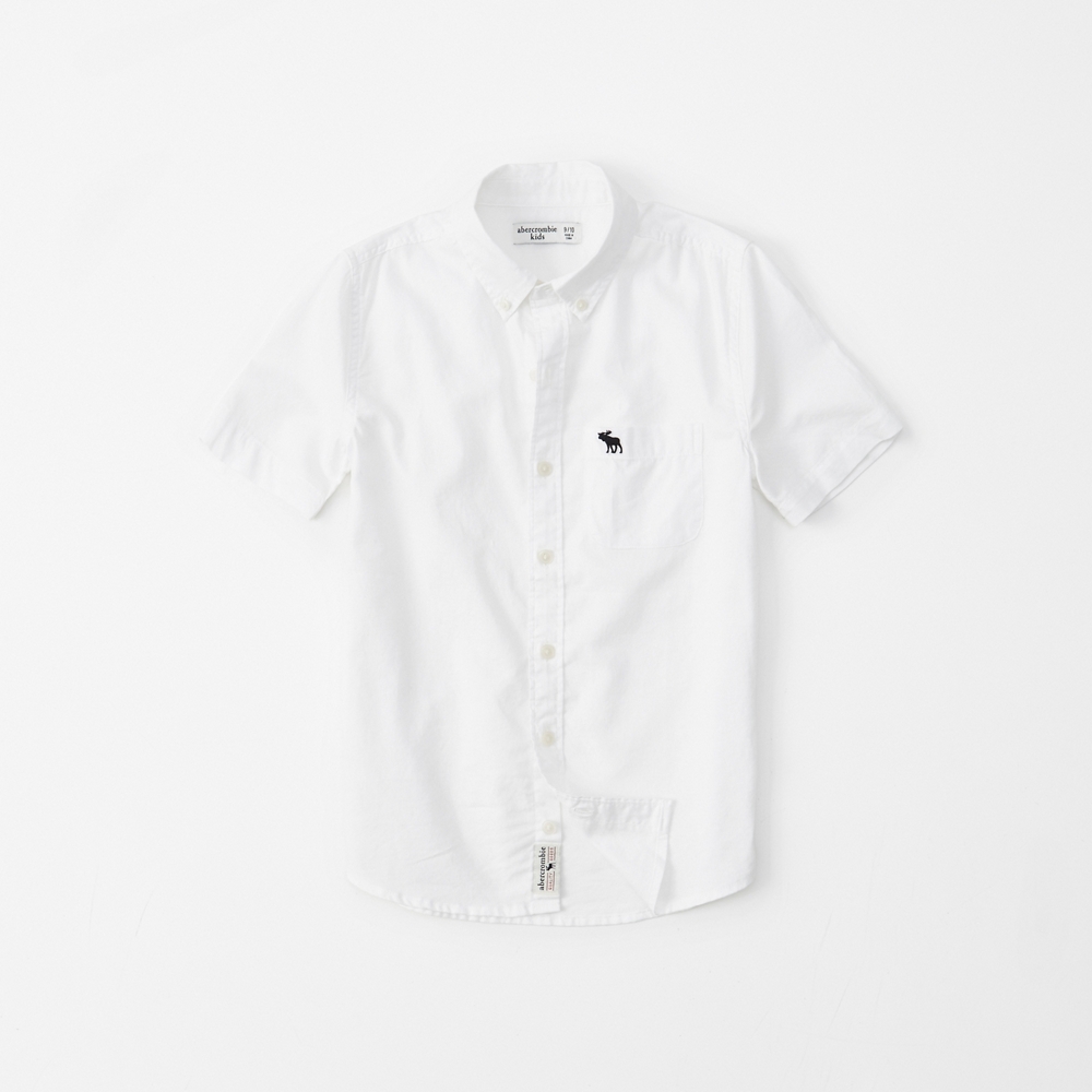 short-sleeve preppy shirt