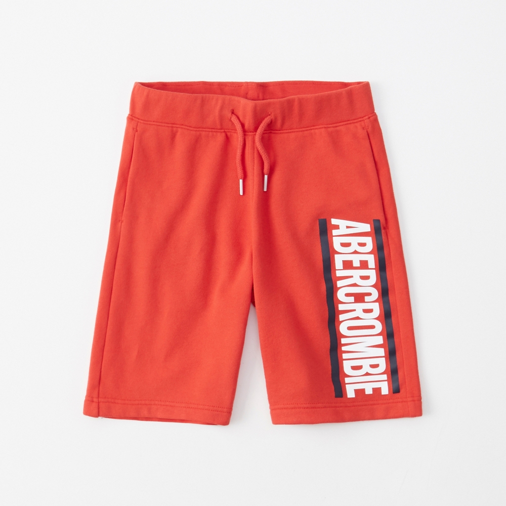 fleece logo shorts