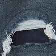 ripped dark blue wash