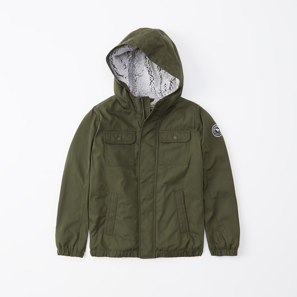 sherpa-lined utility jacket