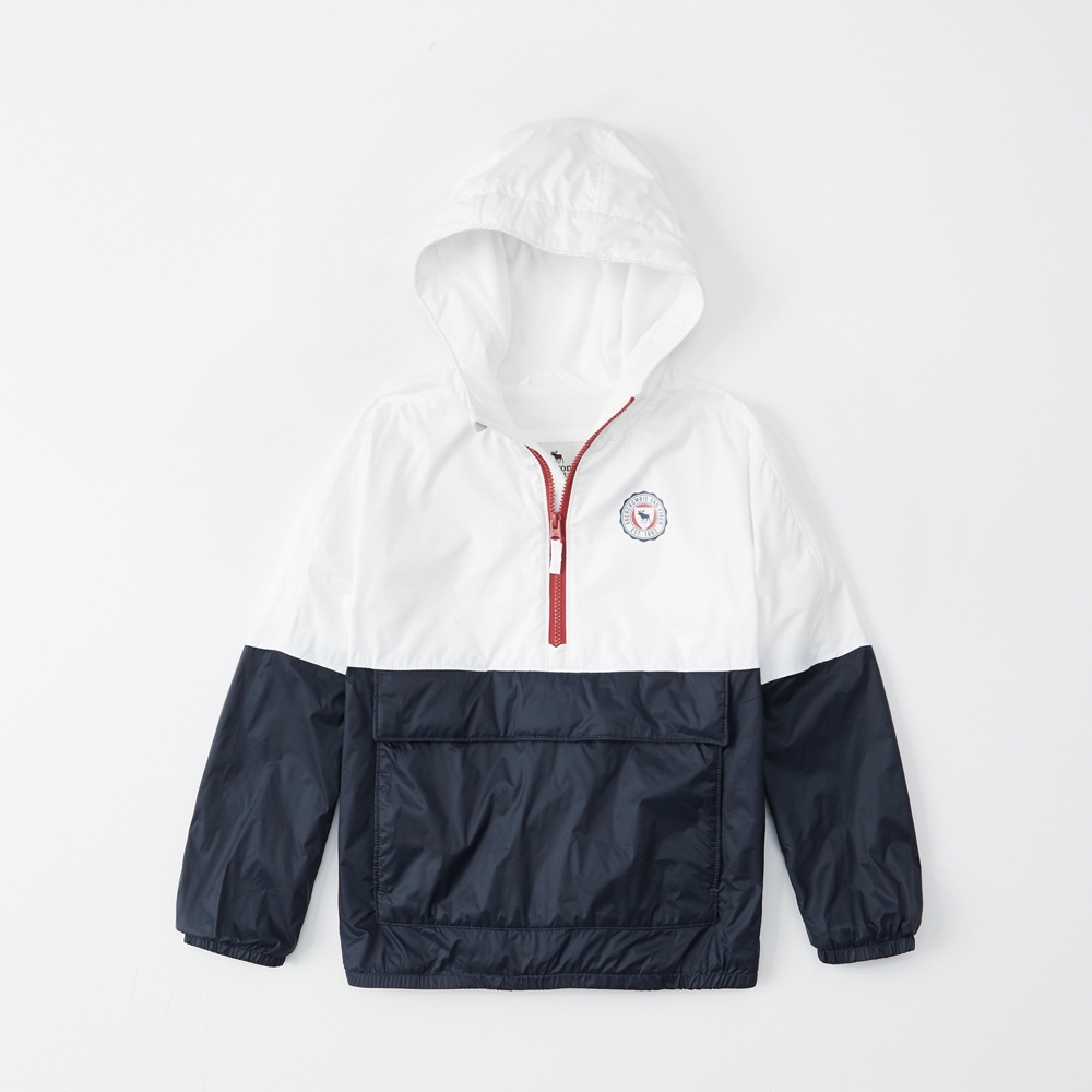 back-logo windbreaker