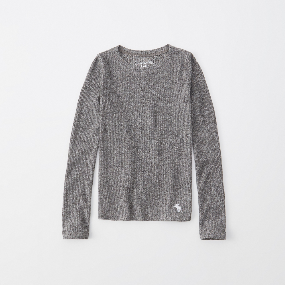 ribbed long-sleeve icon tee