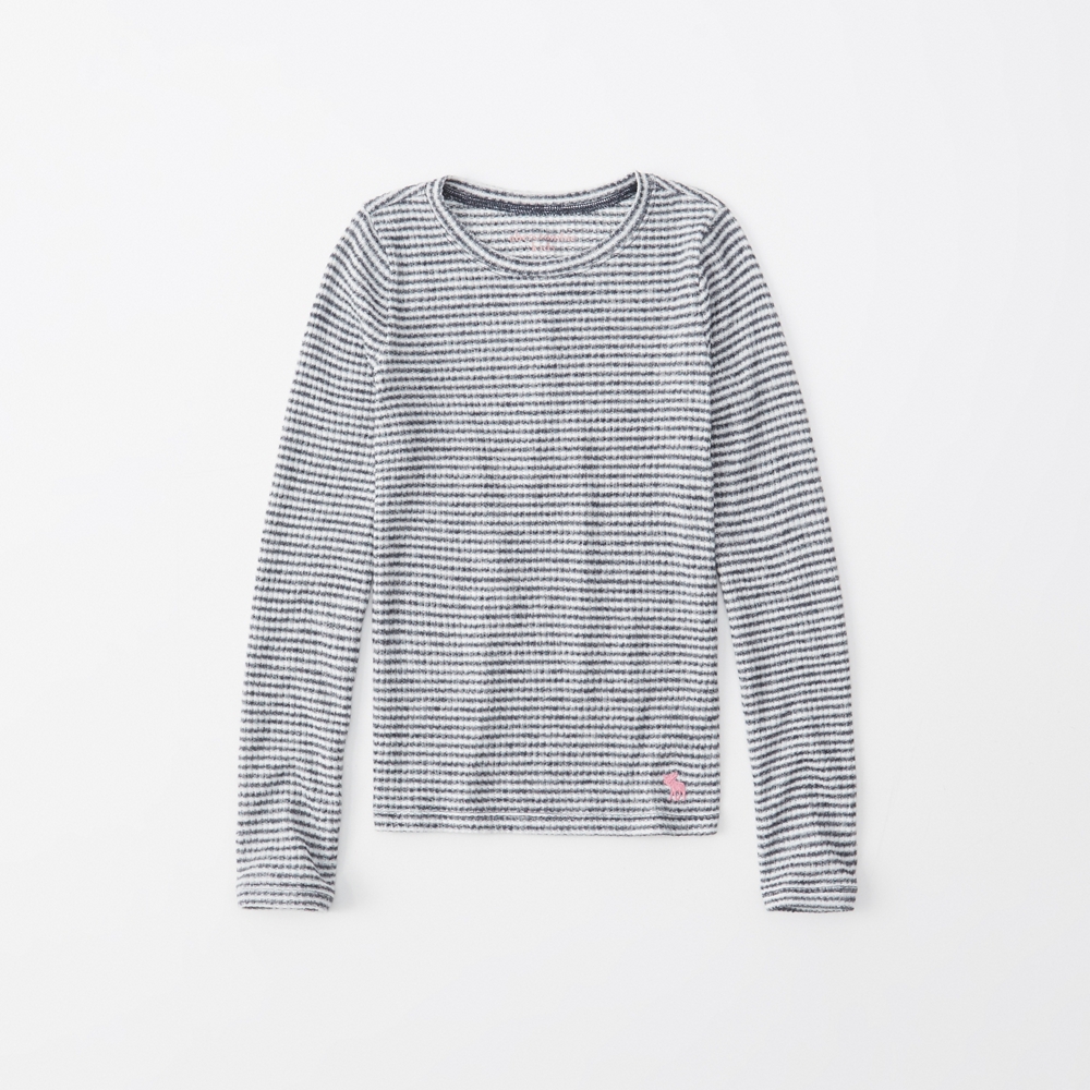 ribbed long-sleeve icon tee