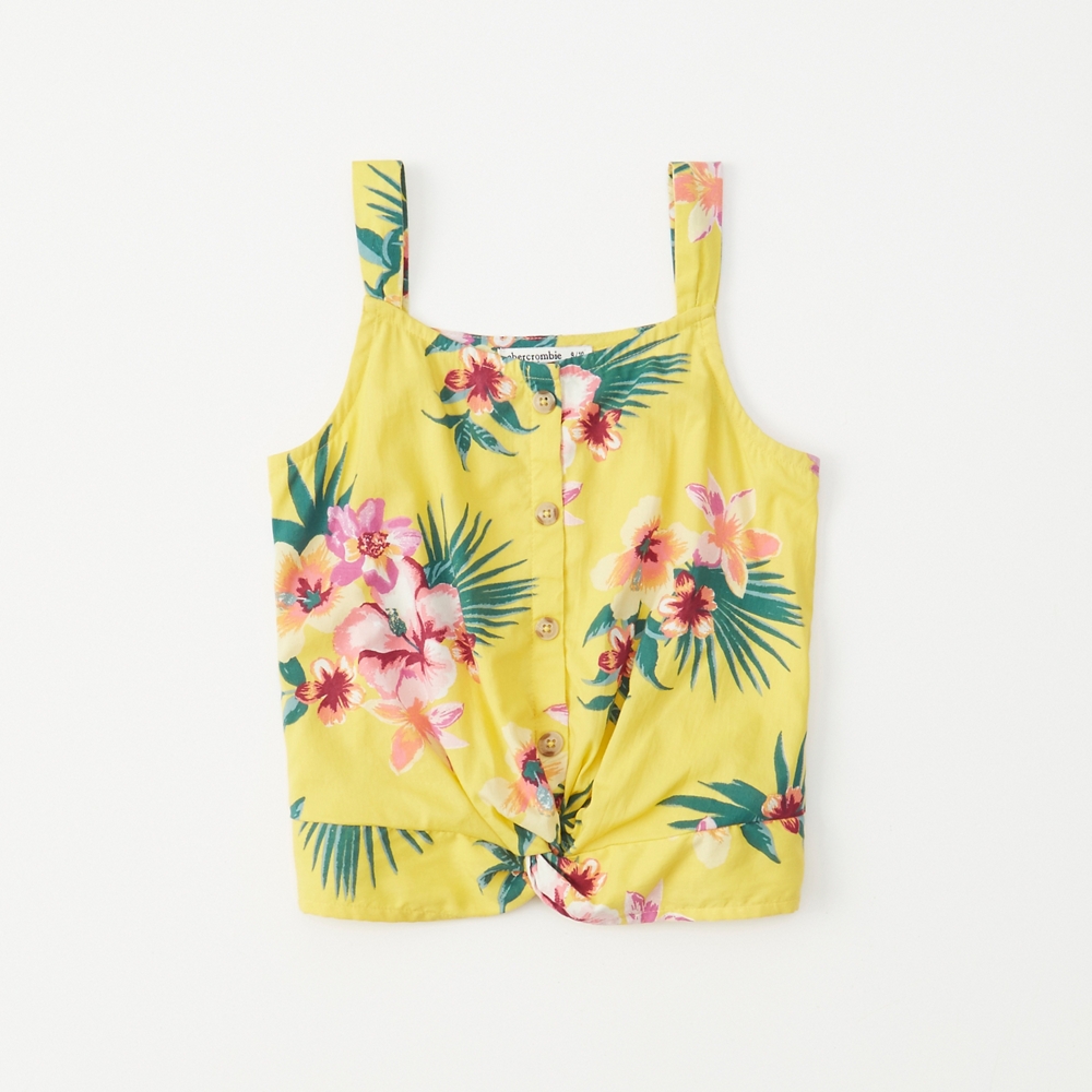 twist-front button-up top