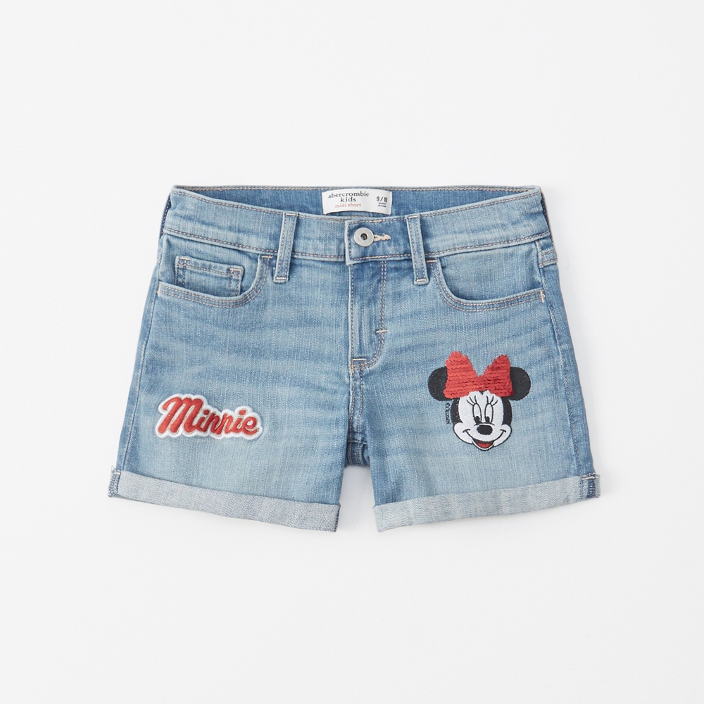 flip sequin minnie midi shorts