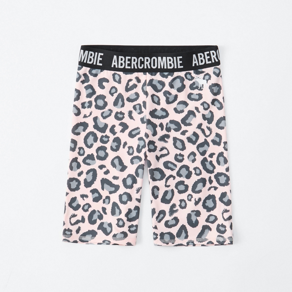 logo waist bike short