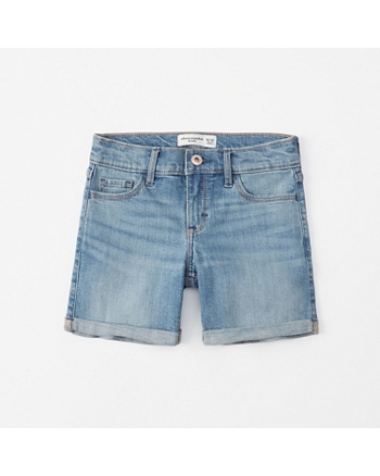 girls play-length shorts | girls bottoms | Abercrombie.com