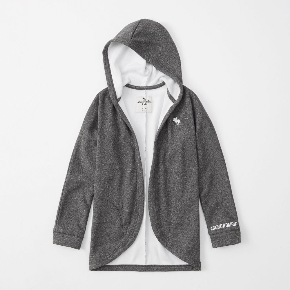 easy hooded cardigan sweatshirt