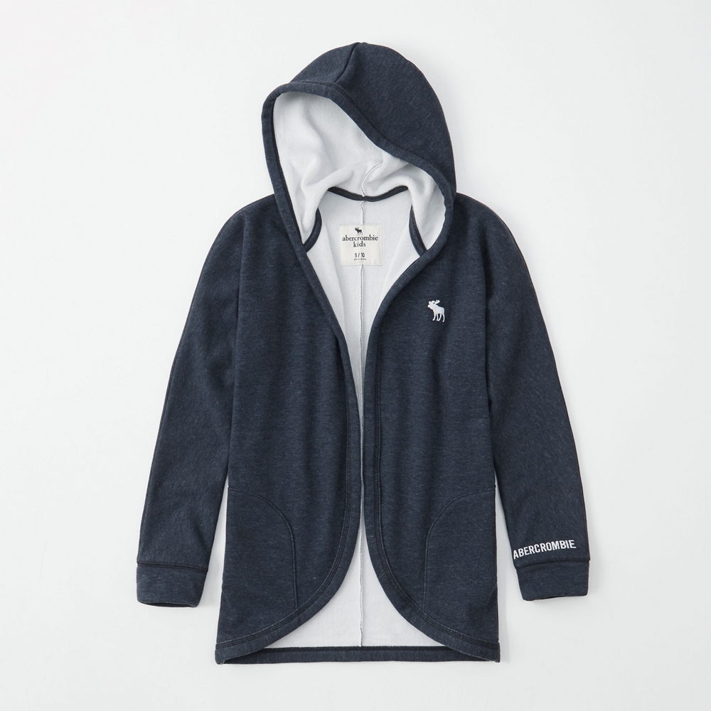 easy hooded cardigan sweatshirt