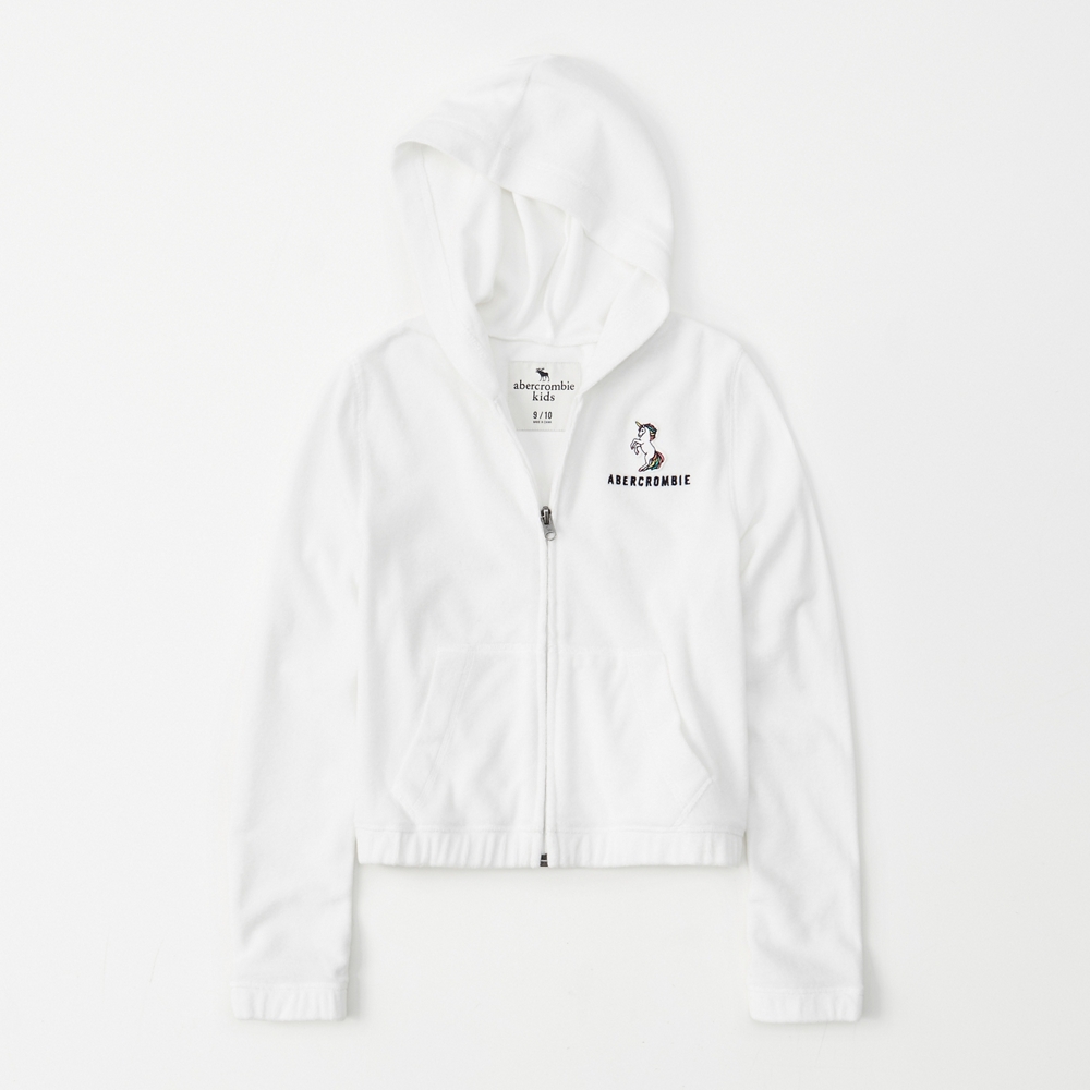 full-zip hoodie cover-up