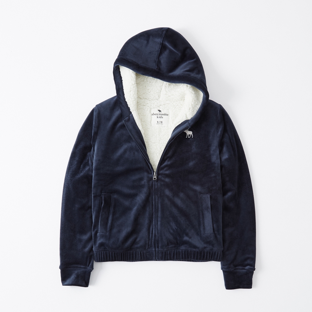 abercrombie full zip hoodie