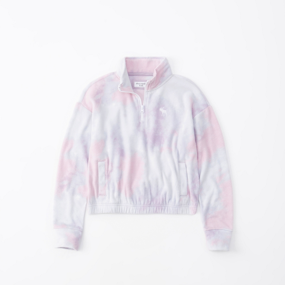 quarter-zip fleece sweatshirt