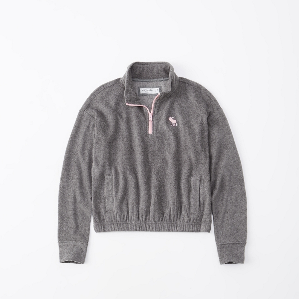 quarter-zip fleece sweatshirt