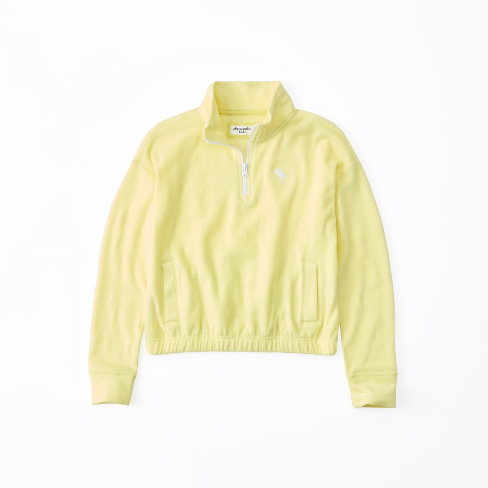 quarter-zip fleece sweatshirt