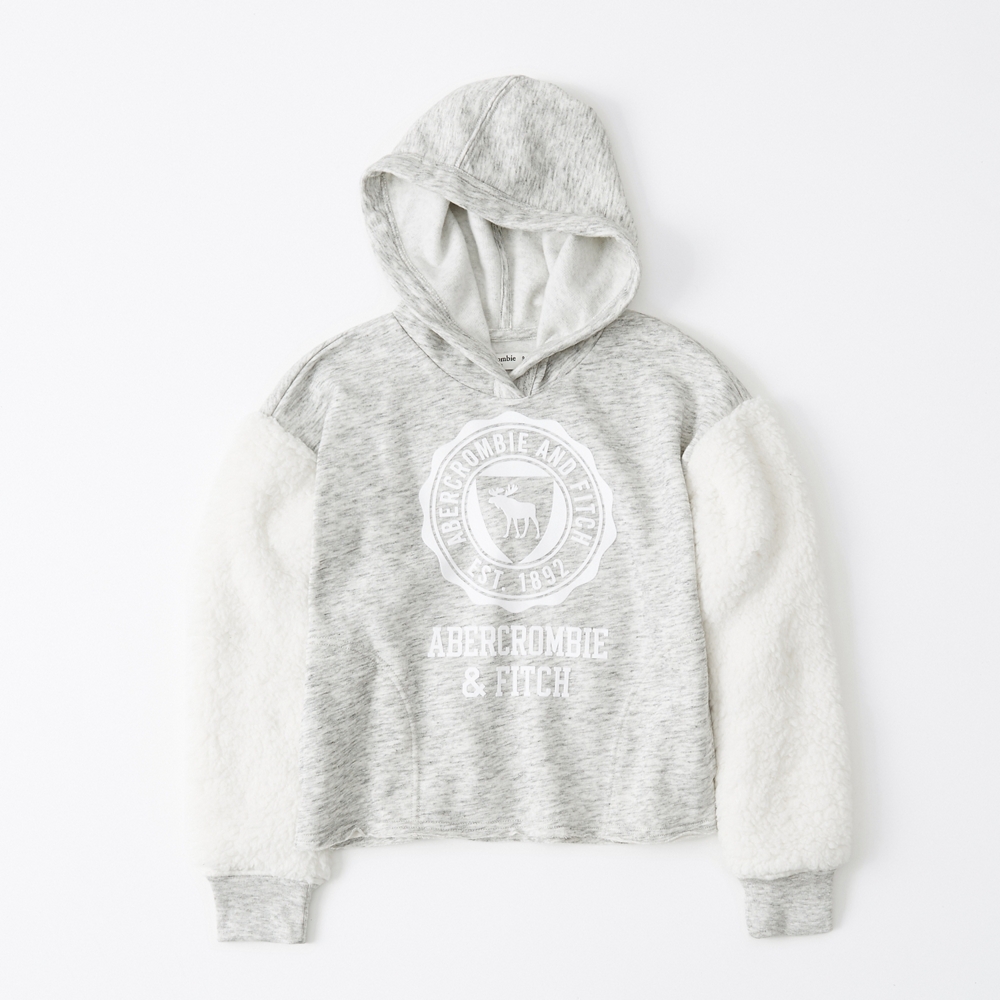 hoodie with text on sleeves