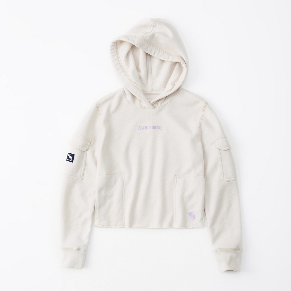 utility logo hoodie