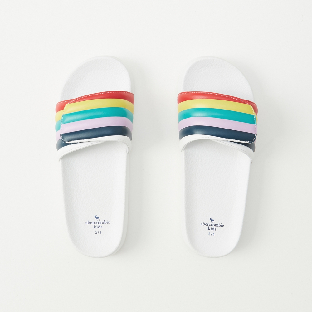 logo slide sandals
