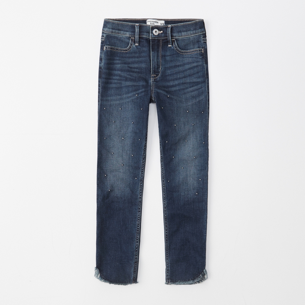 high rise super skinny ankle jeans