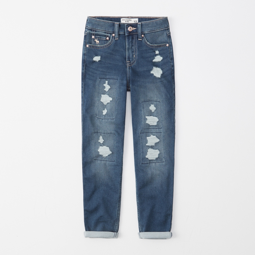 abercrombie kids ripped jeans