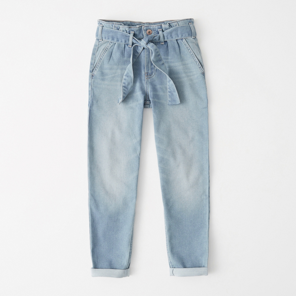 abercrombie paper bag waist jeans