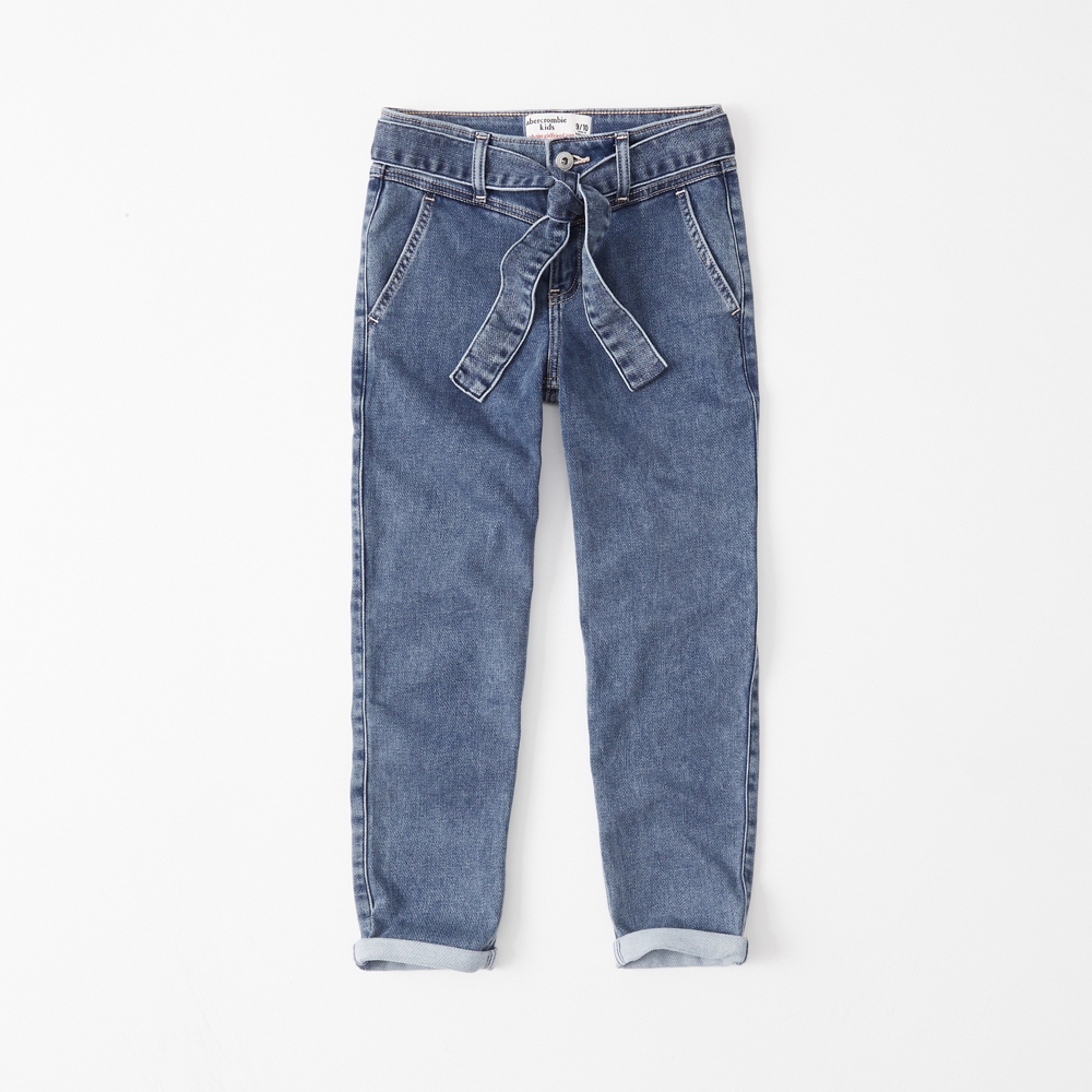 high rise mini mom jeans