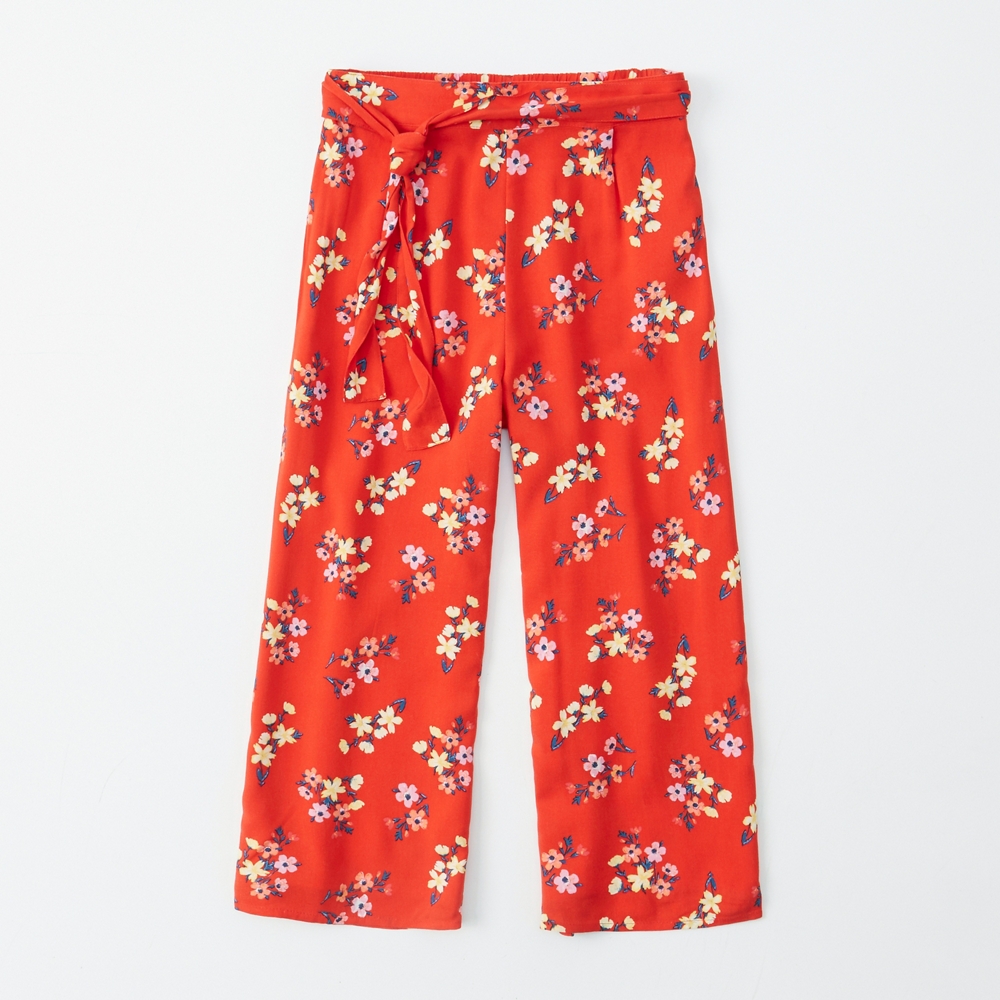 cropped wide leg pants