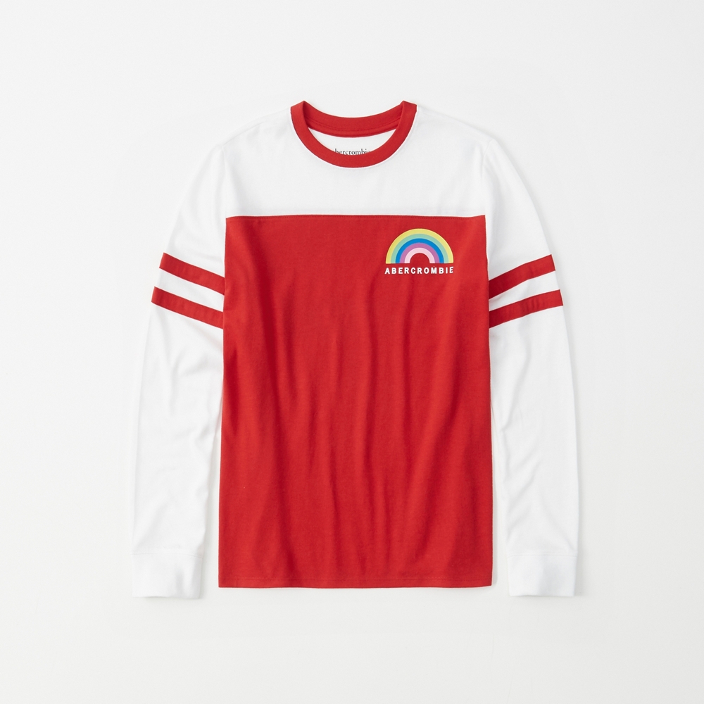 colorblock varsity tee