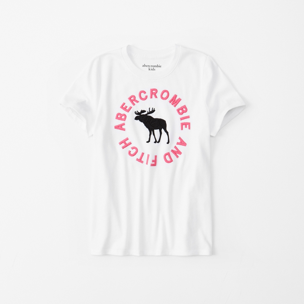 embroidered logo tee