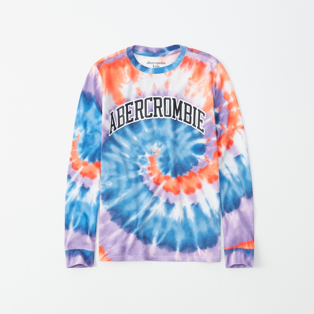 long-sleeve logo tee