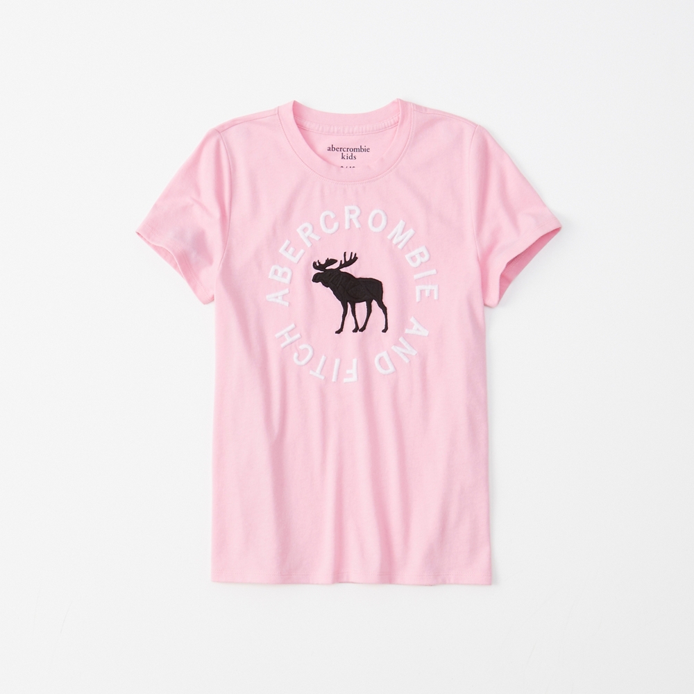 embroidered logo tee