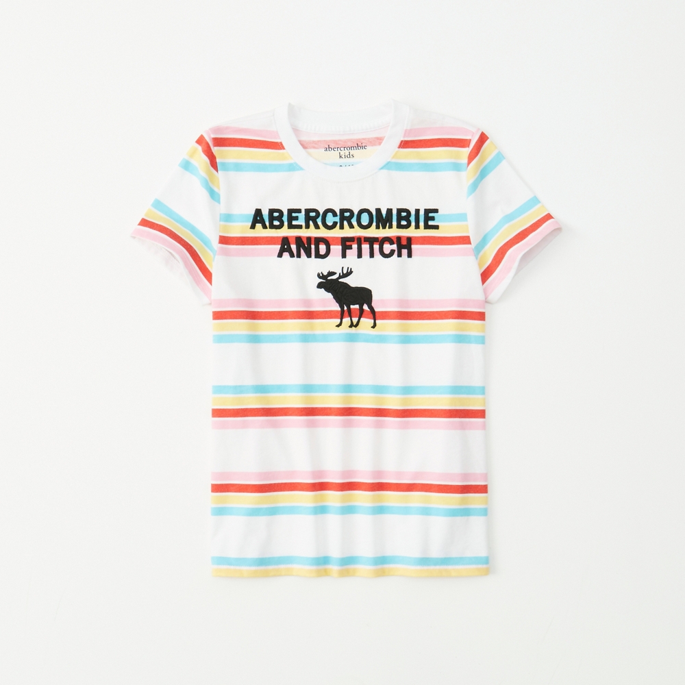 embroidered logo tee