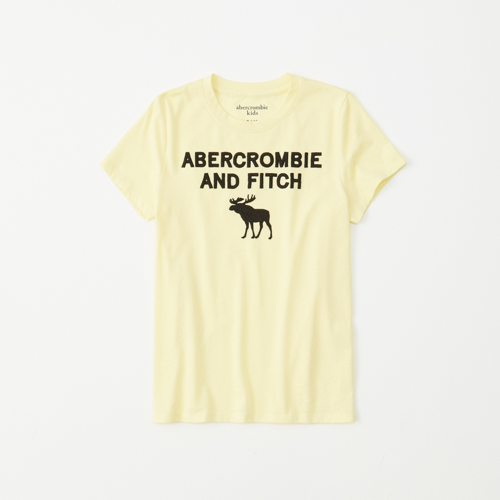 embroidered logo tee