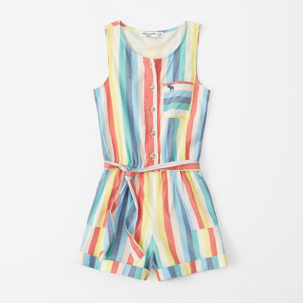 button-up wrap-front romper