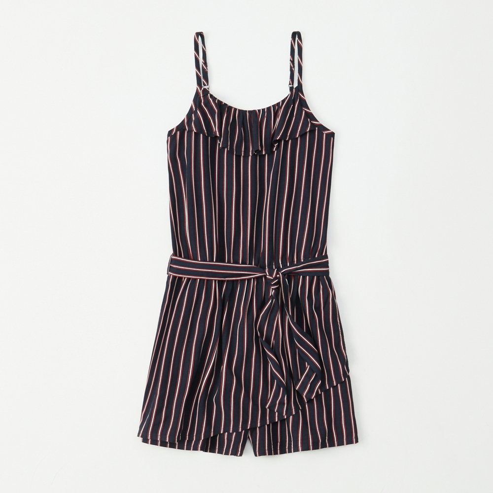 tie-front skort romper