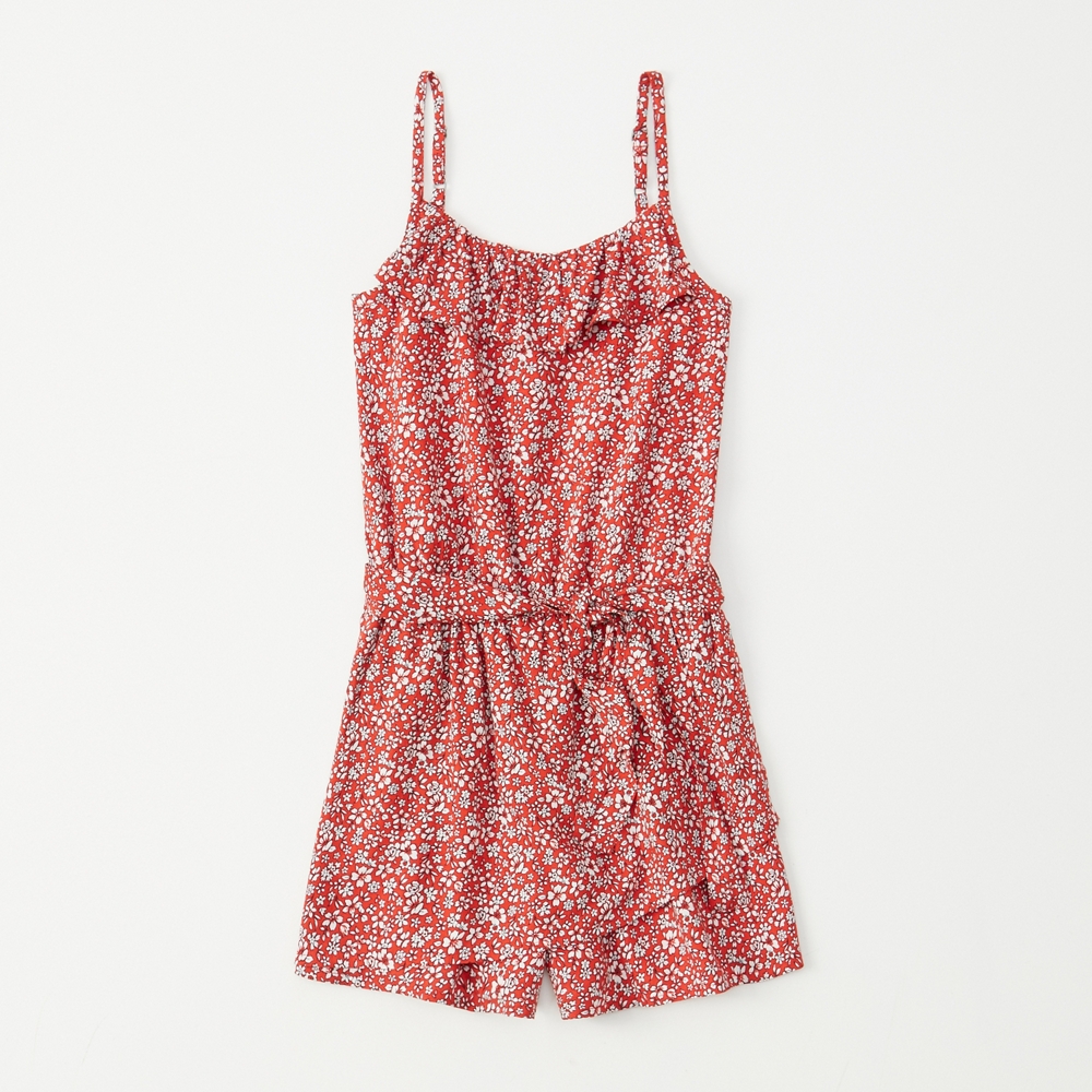 tie-front skort romper