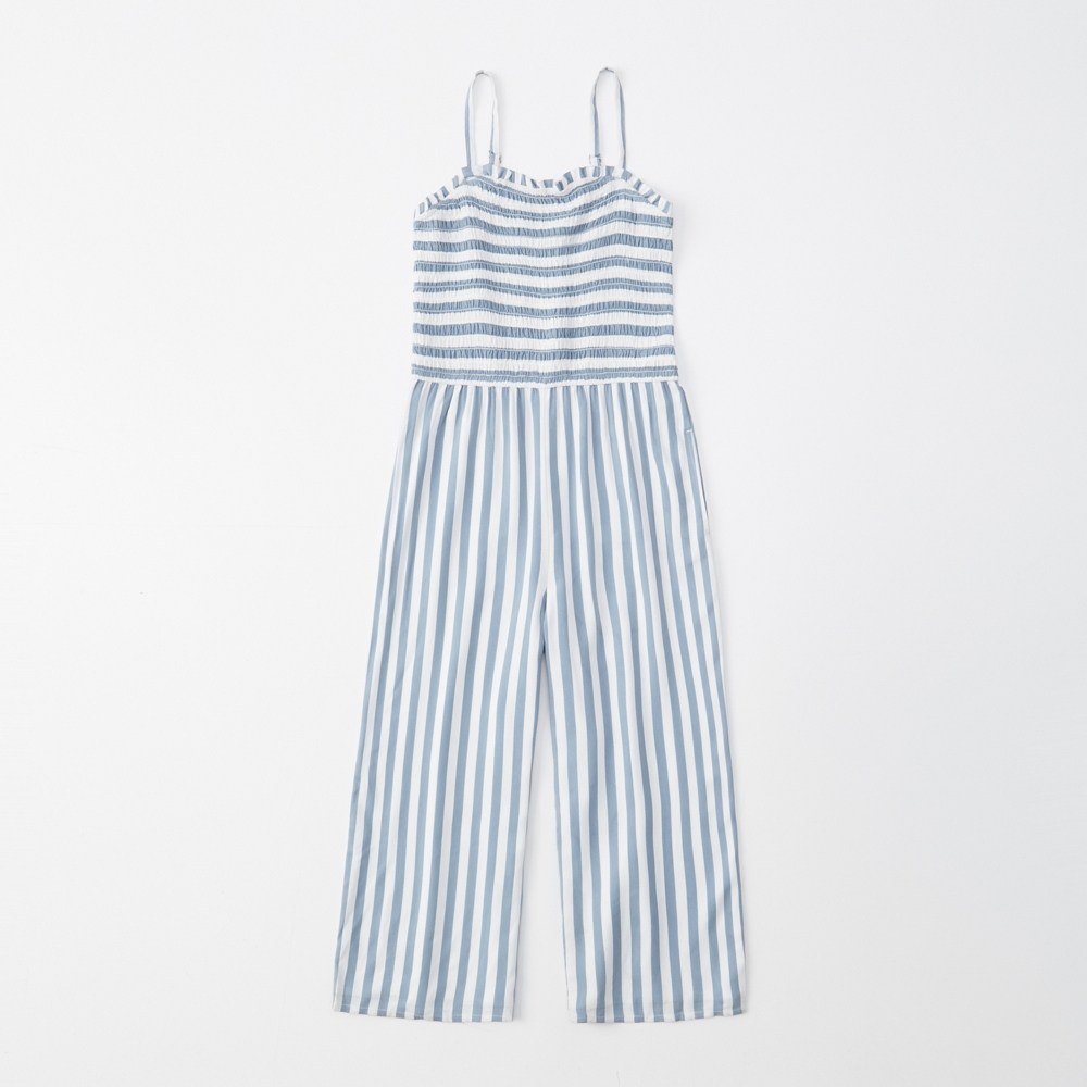 smocked jumpsuit