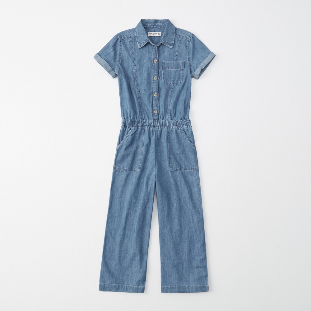 cropped utility jumpsuit