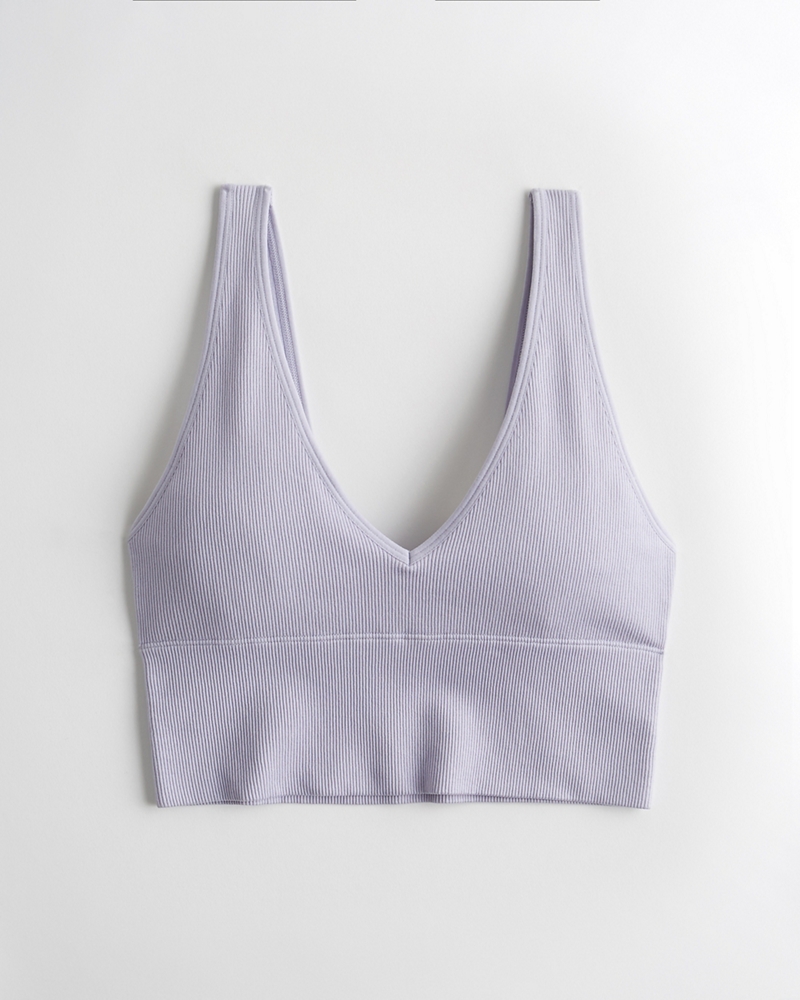 seamless longline bralette