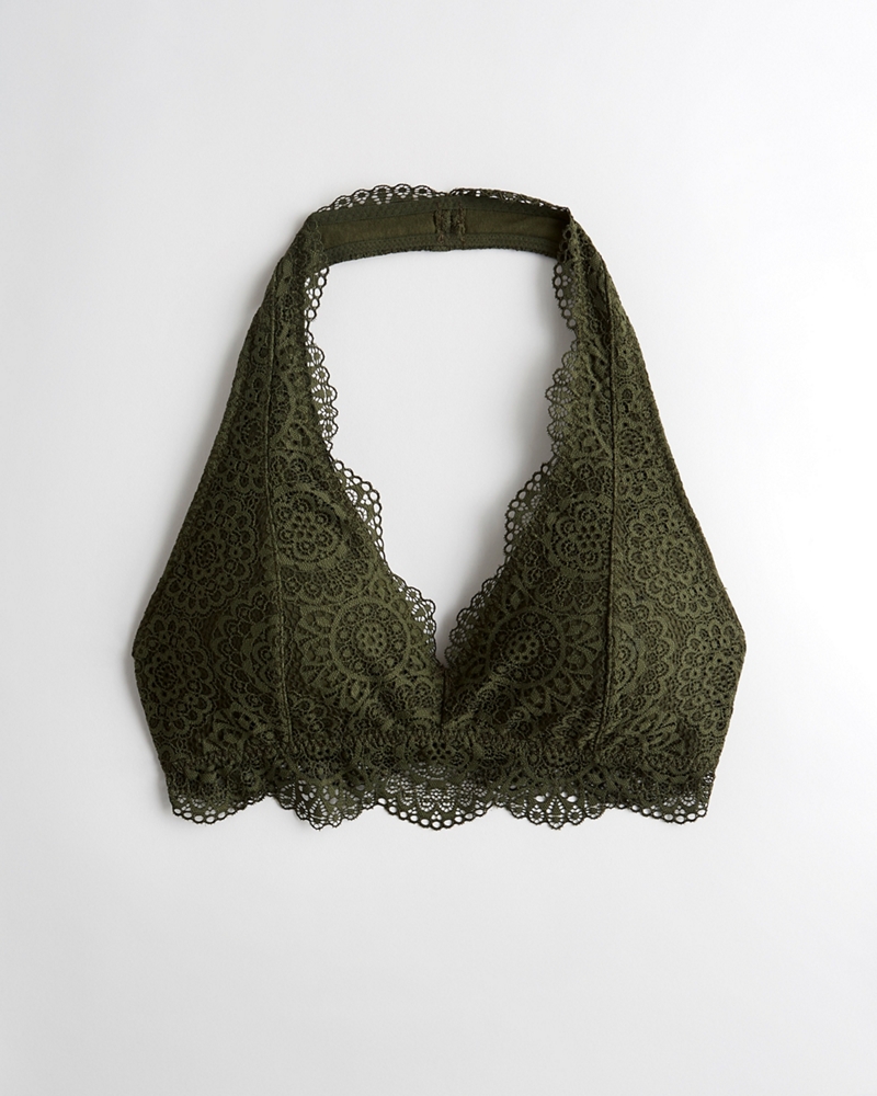 wrap around neck bralette