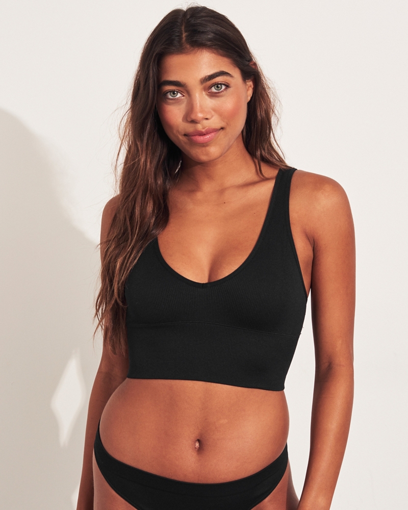 seamless longline bralette