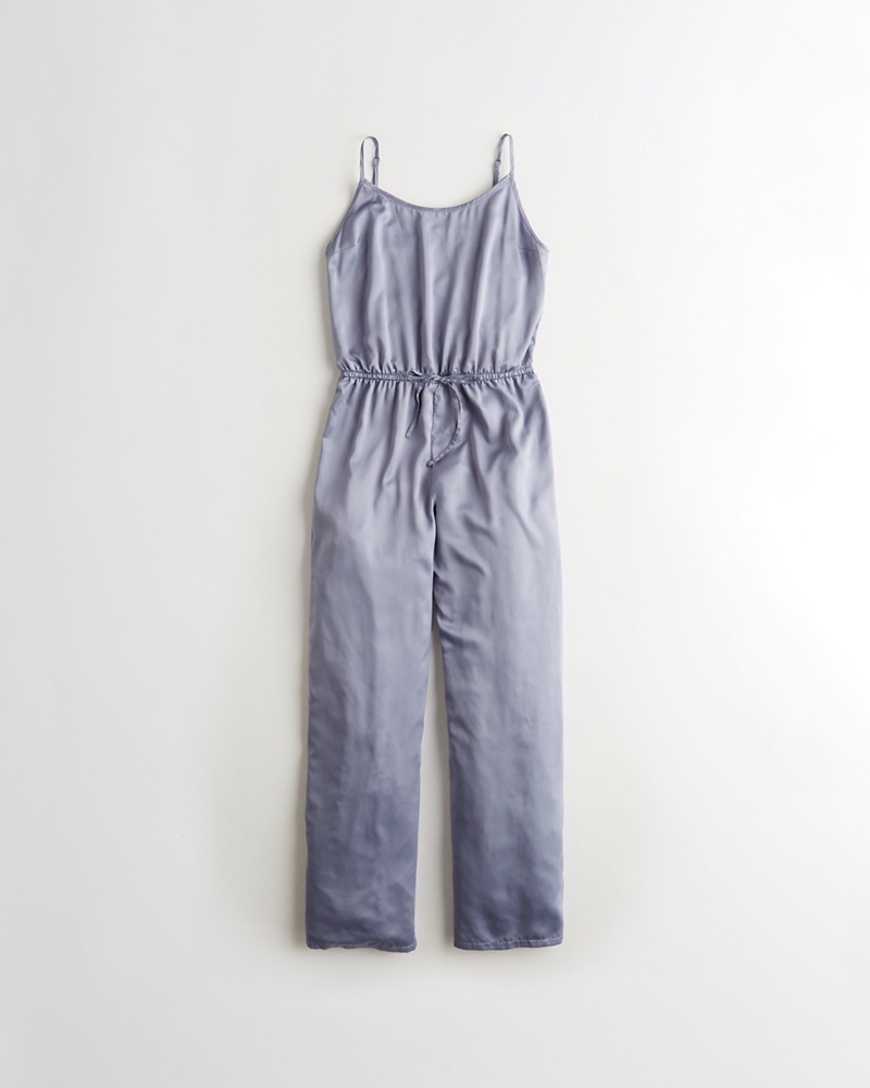 hollister denim jumpsuit