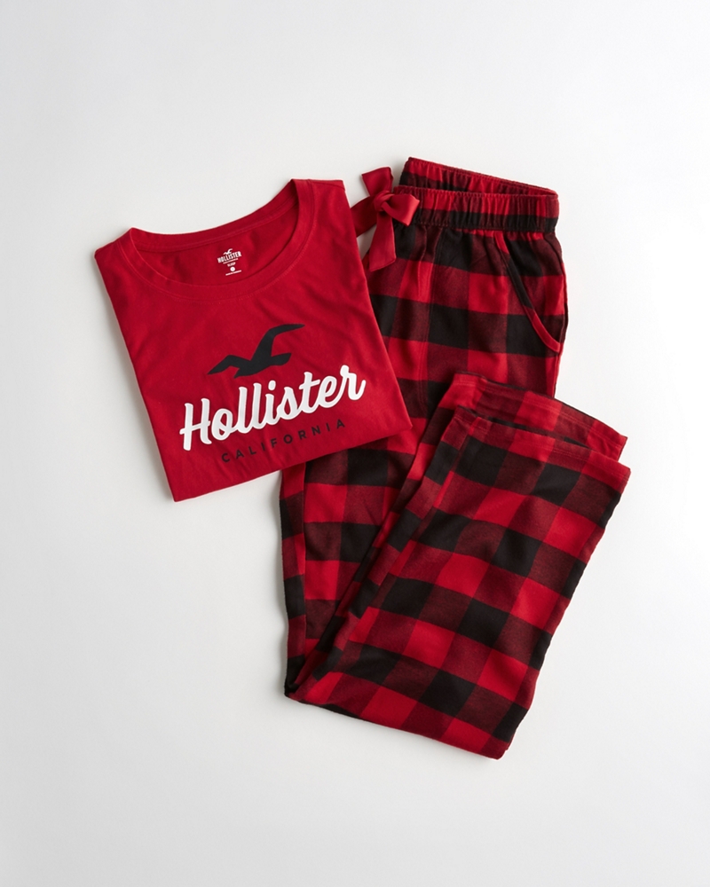 hollister pajama set