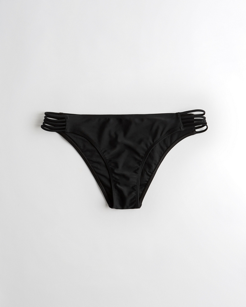 girls black swim bottoms