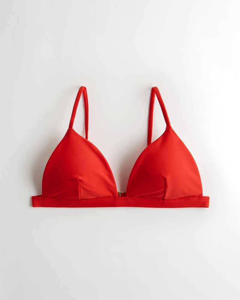 hollister red bathing suit