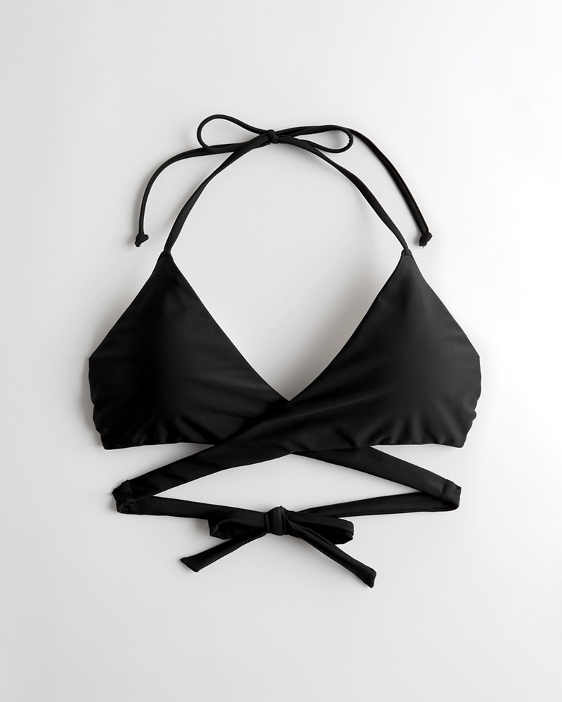 tie back triangle bikini top