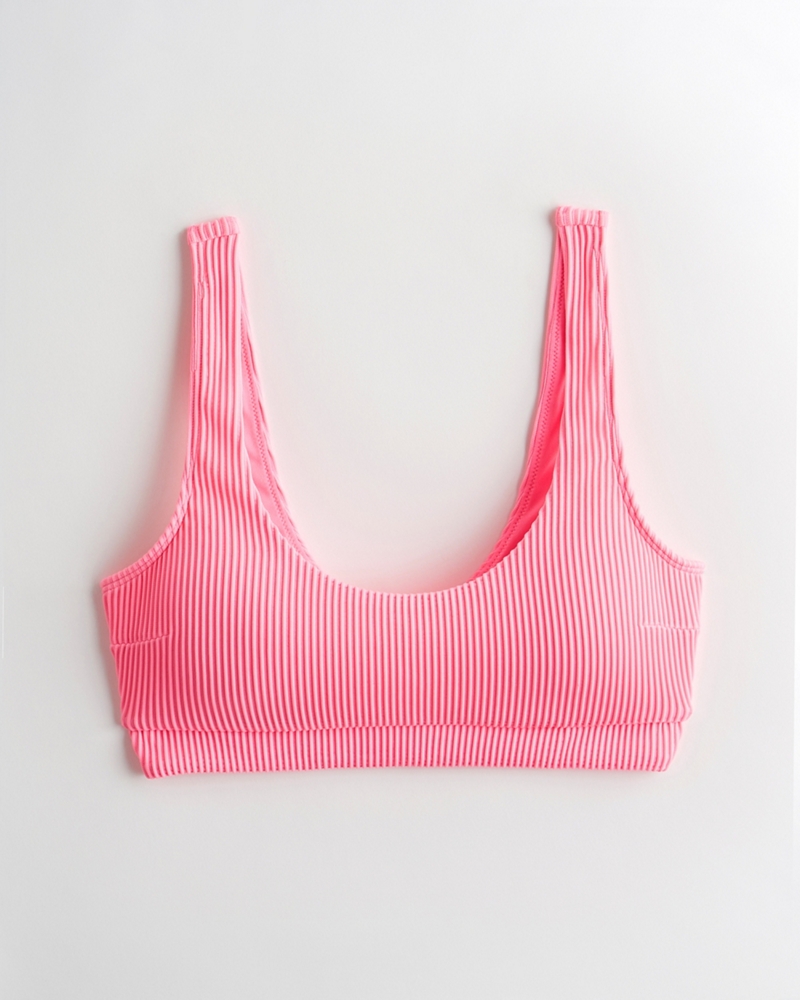 hollister ribbed scoop bikini