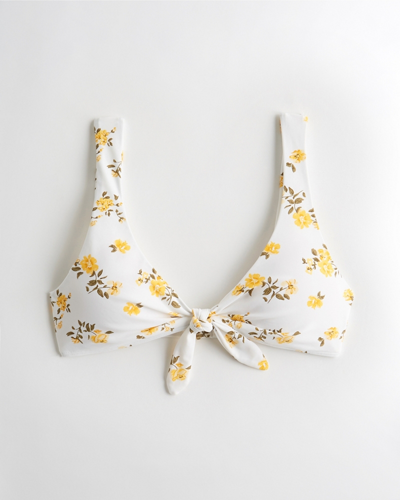 yellow hollister bathing suit