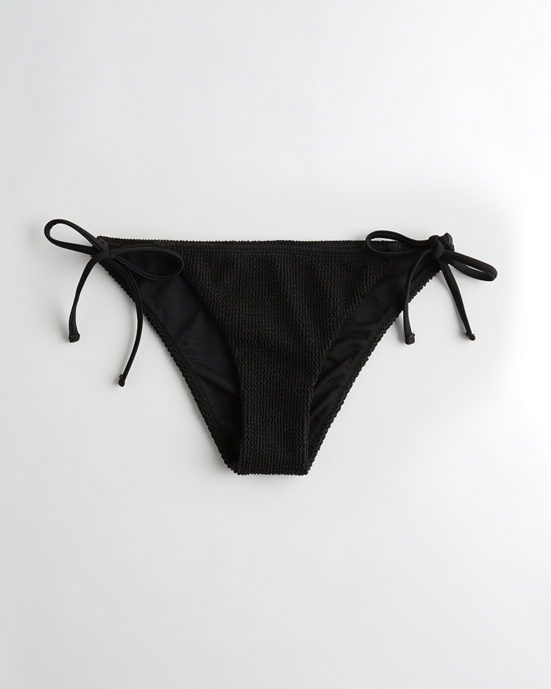 hollister black bikini bottoms