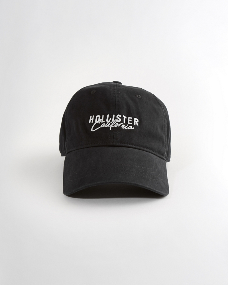 white hollister hat