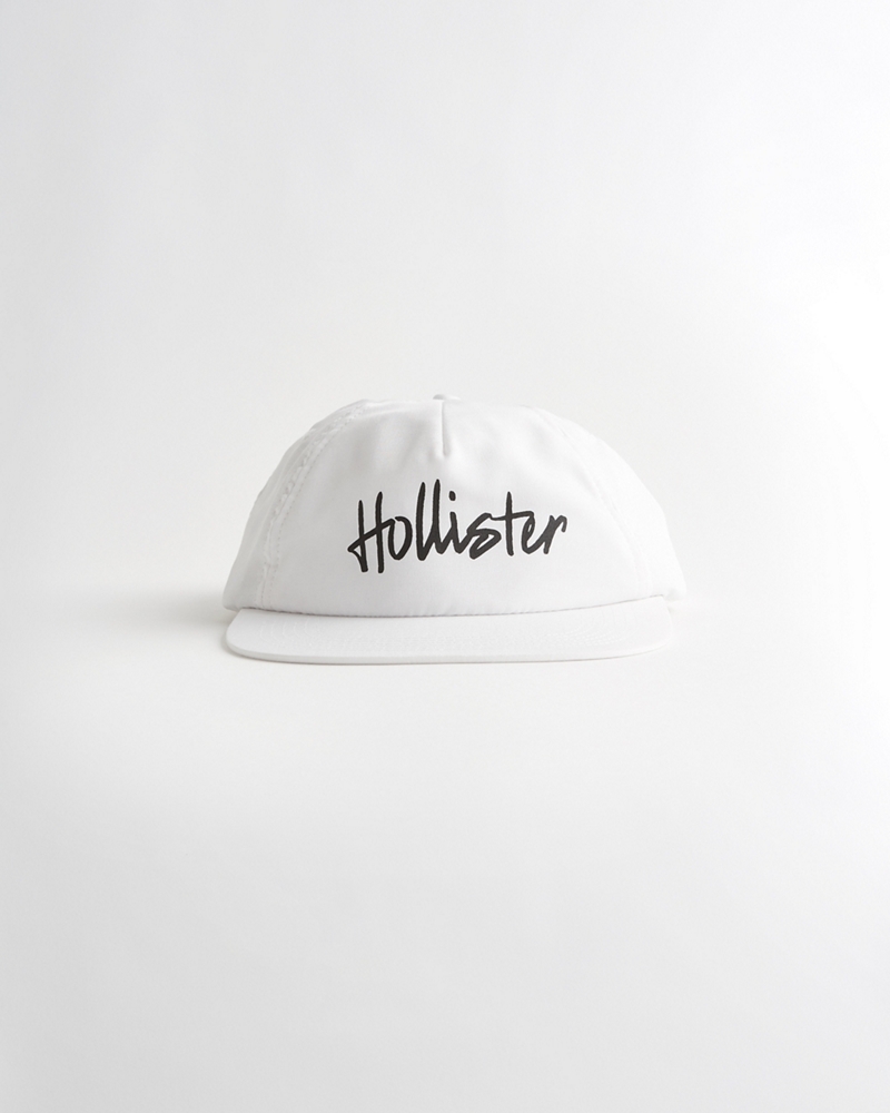 white hollister hat
